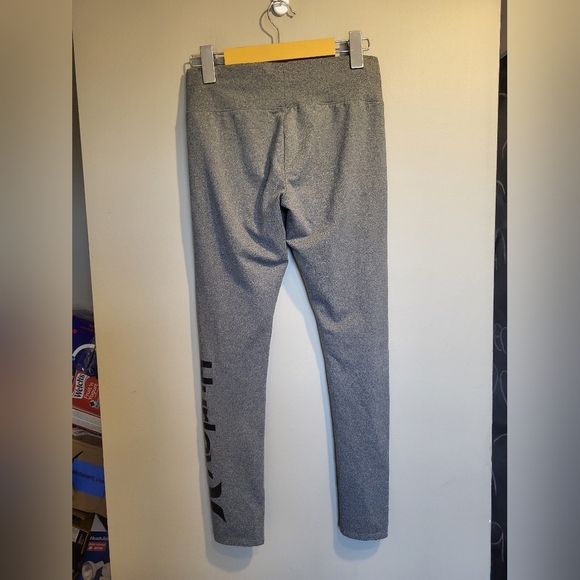 Hurley Heather Gray Kids Leggings, Size Large - Picture 5 of 7
